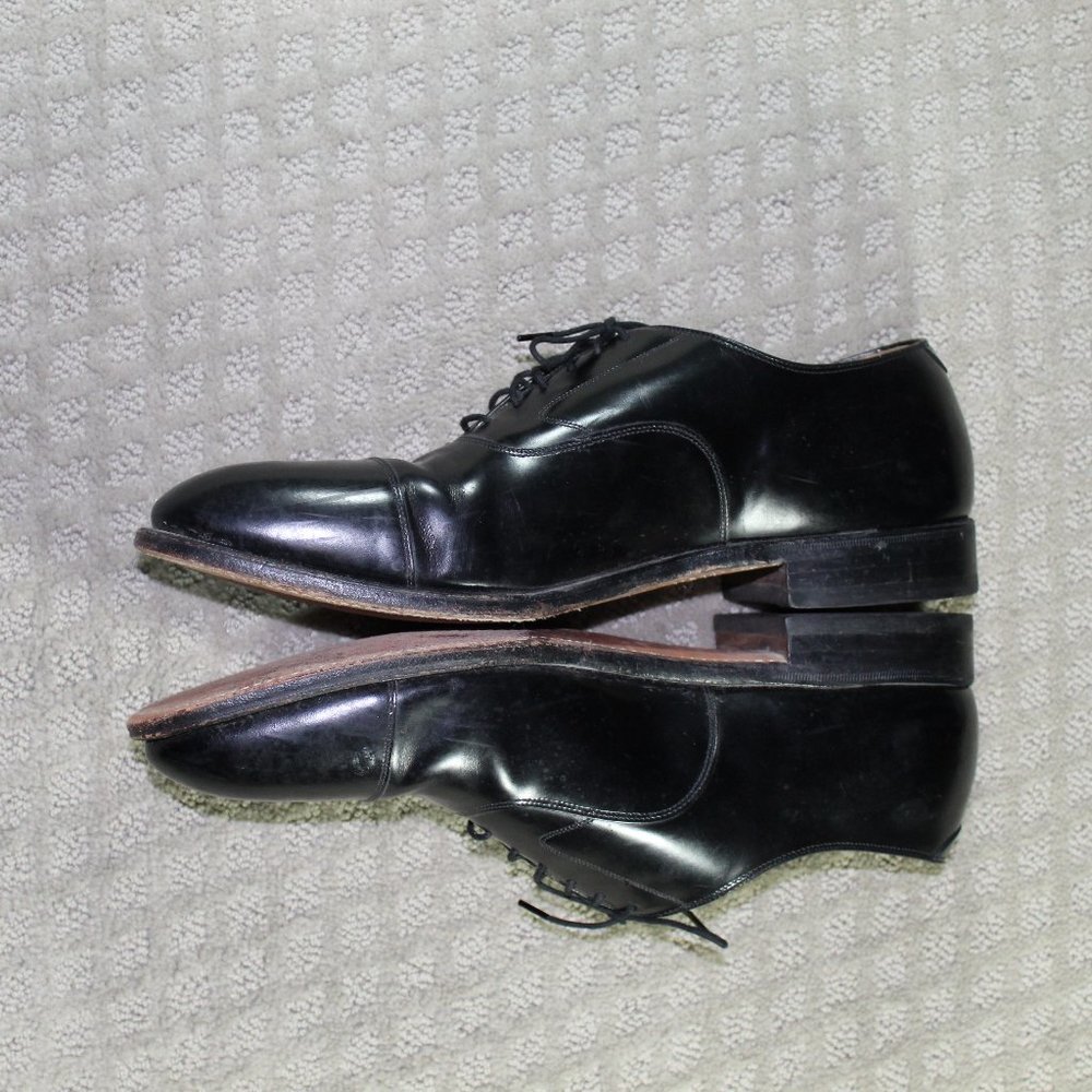 Johnston & Murphy Size 14 Black Dress Shoes - Picture 3 of 6
